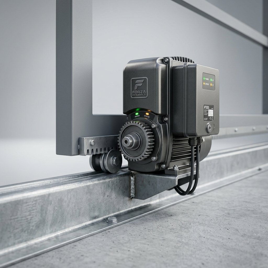 Motor industrial para puerta corrediza automática en Bogotá